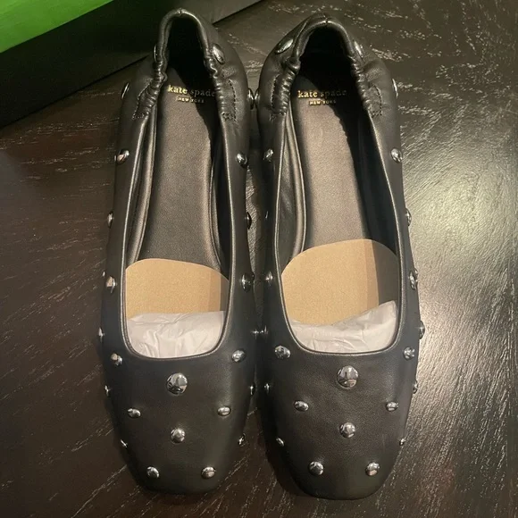 Kate Spade Halo Studded Ballet Flats - Picture 9 of 11